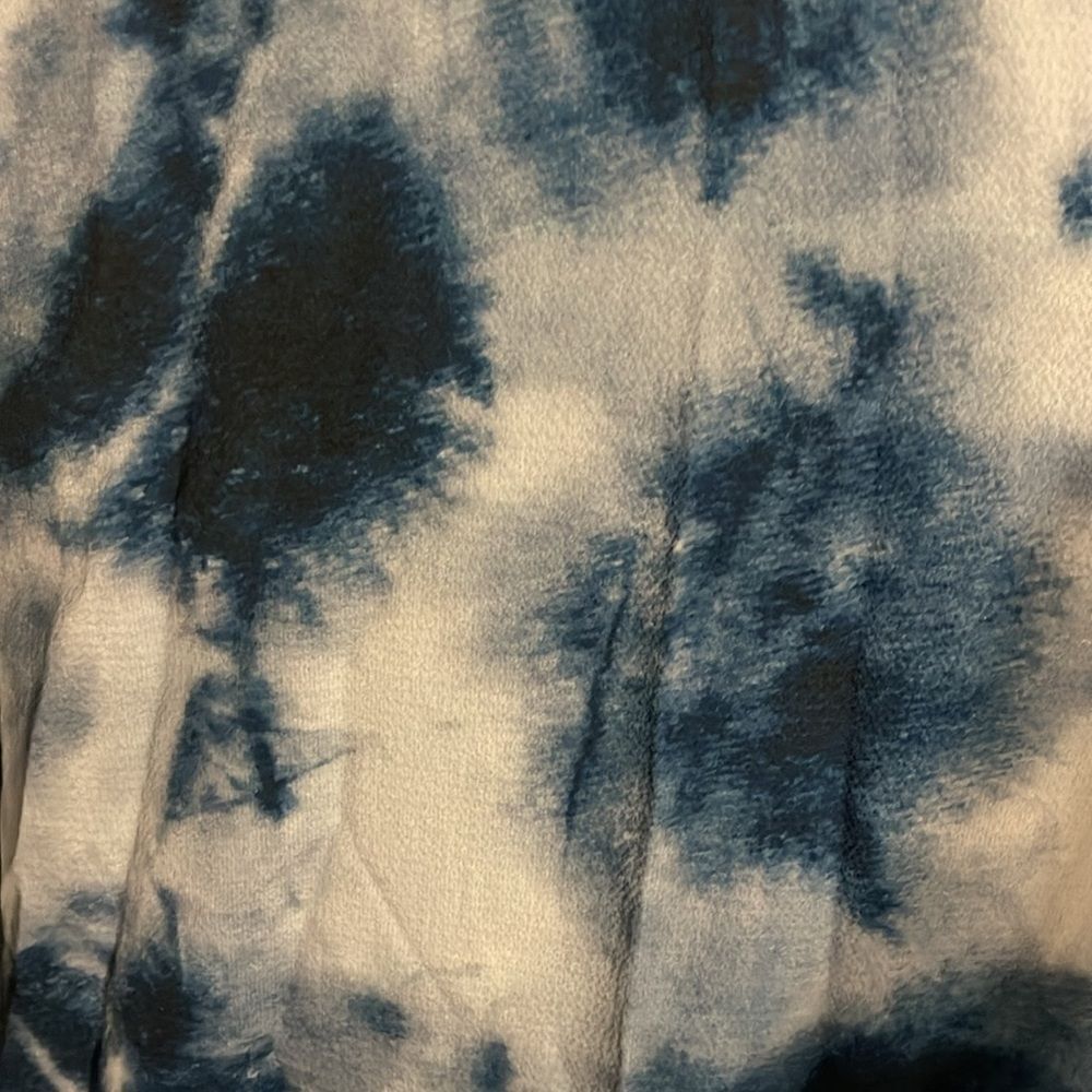 BOOHOO Maxi Kimono S/M NWT Blue Tie Dye - Picture 4 of 4